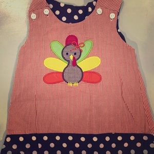 Reversible toddler fall dress